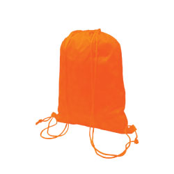 Orange Drawstring Bag
